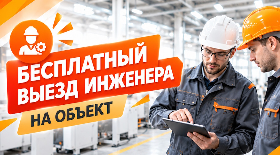 Акция! Бесплатный выезд инженера на объект